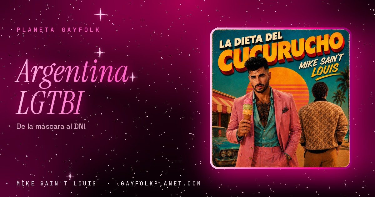 Portada de «La Dieta del Cucurrucho», canción de Mike Sain't Louis