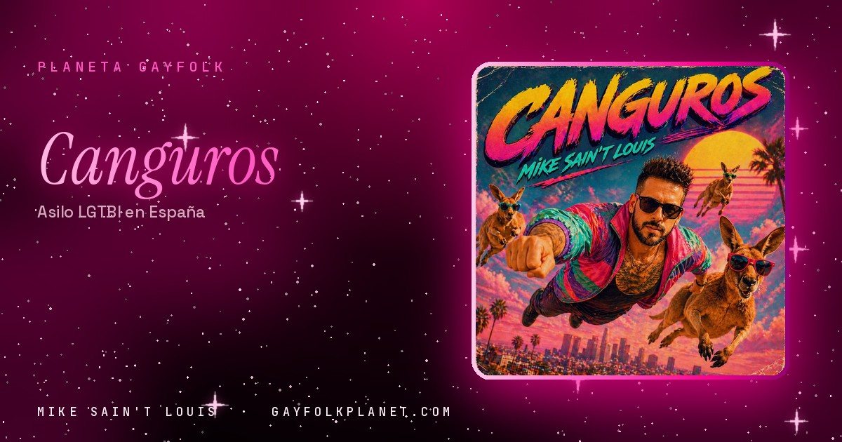 Portada de «Canguros», canción de Mike Sain't Louis