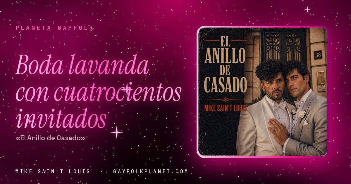 Portada de «El Anillo de Casado», canción de Mike Sain't Louis