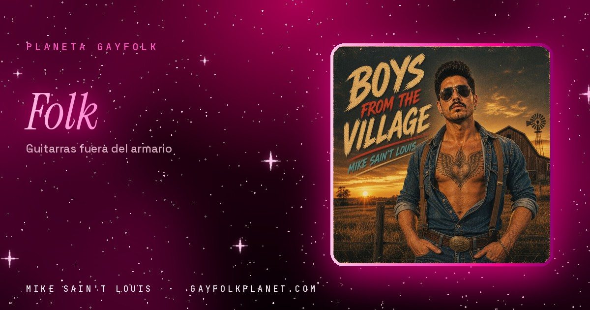 Portada de «Boys from the Village», canción de Mike Sain't Louis