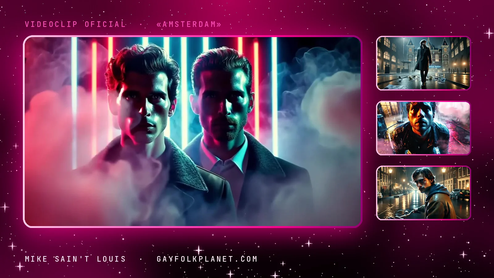 Más fotogramas del videoclip oficial de «Amsterdam», de Mike Sain't Louis