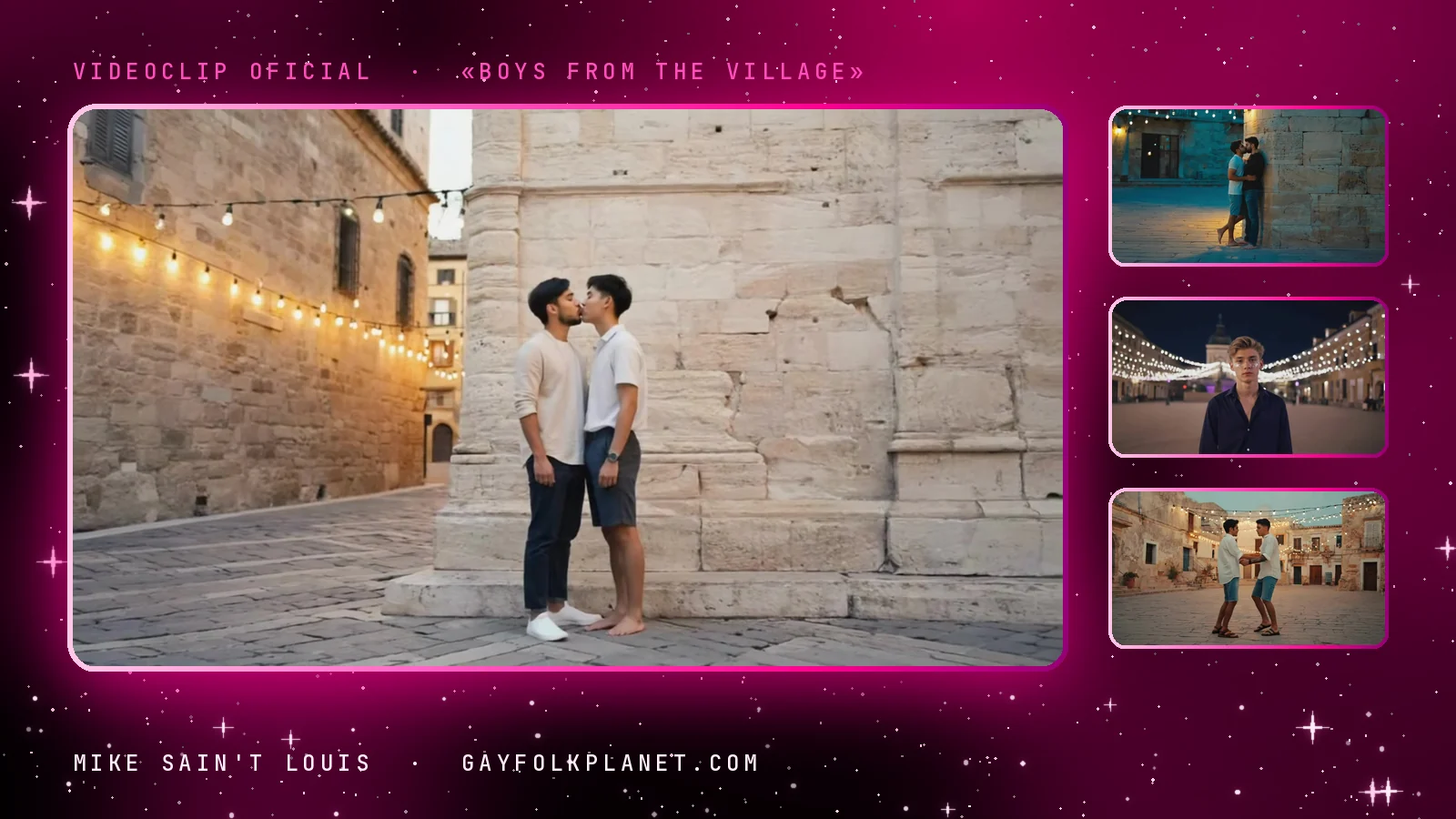 Más fotogramas del videoclip oficial de «Boys from the Village», de Mike Sain't Louis