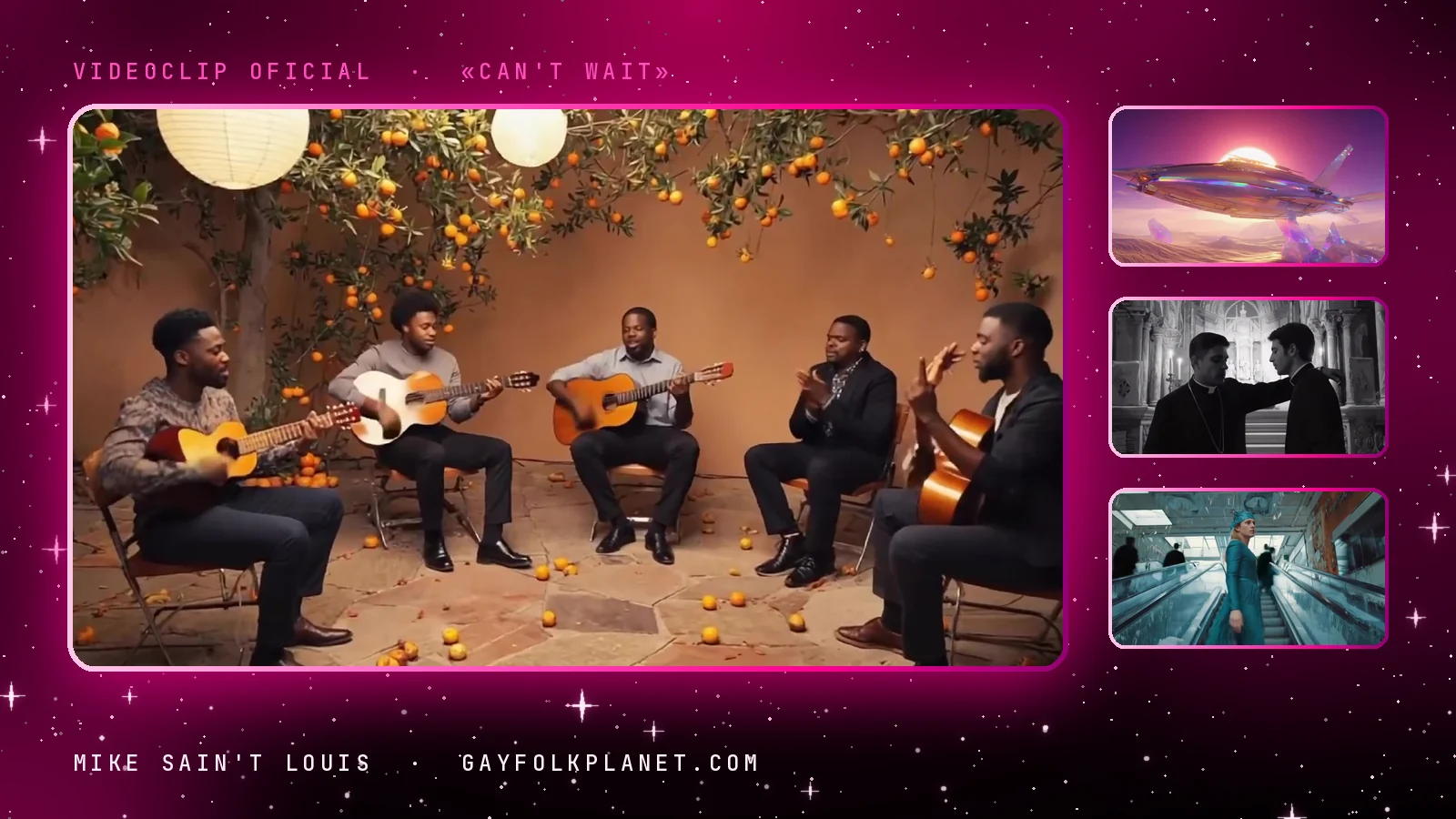 Más fotogramas del videoclip oficial de «Can't Wait», de Mike Sain't Louis