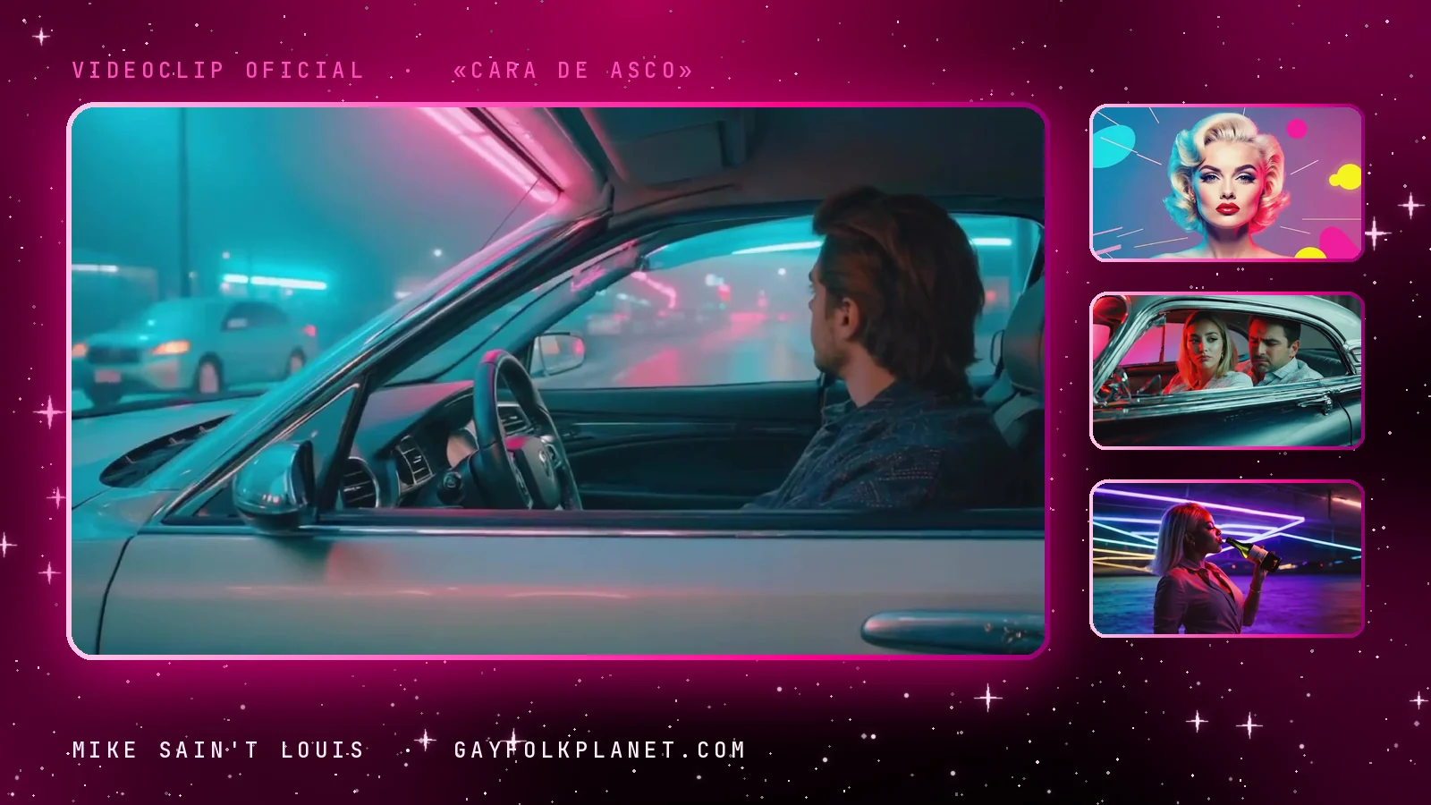 Más fotogramas del videoclip oficial de «Cara de asco», de Mike Sain't Louis