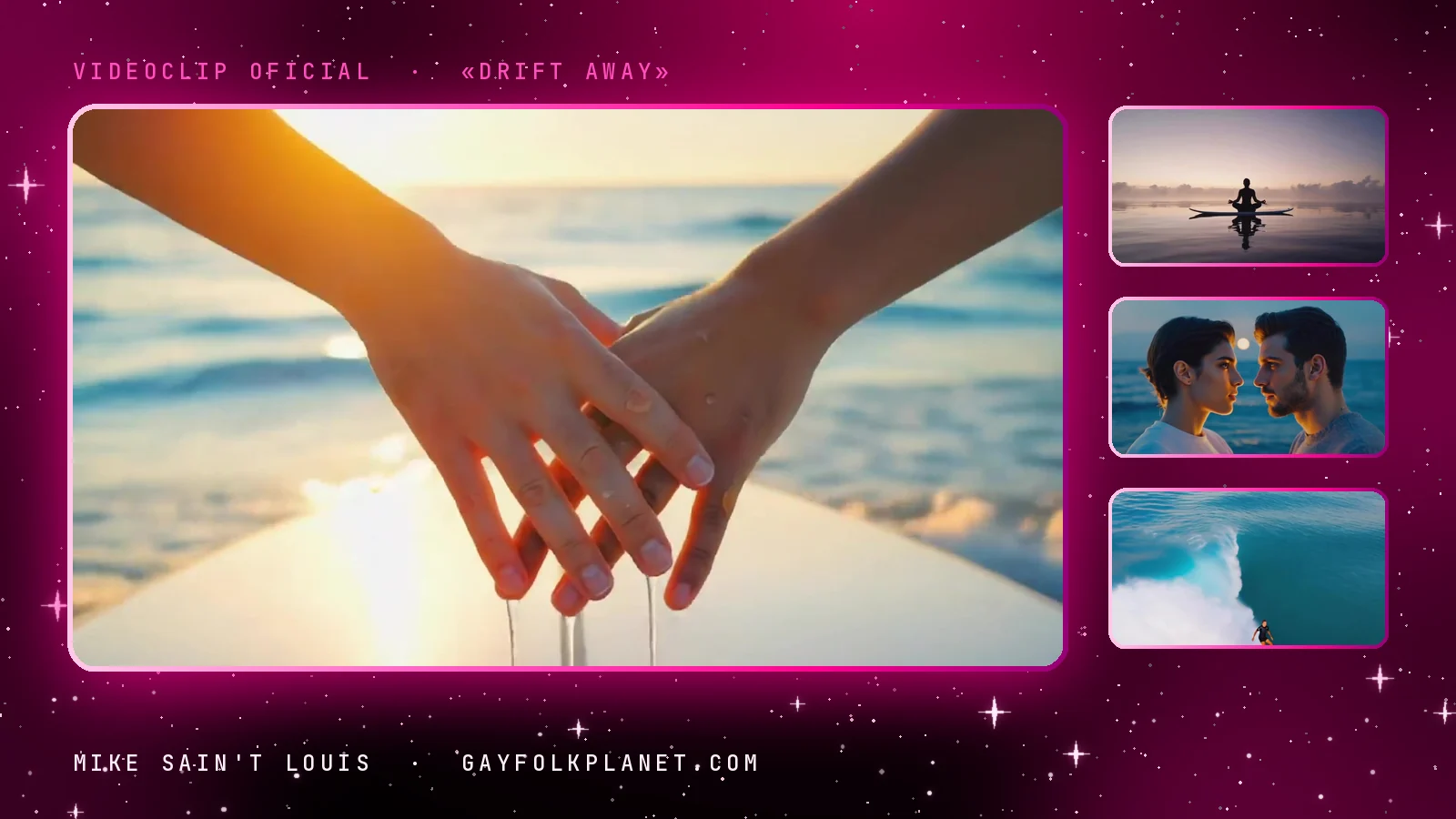 Más fotogramas del videoclip oficial de «Drift Away», de Mike Sain't Louis