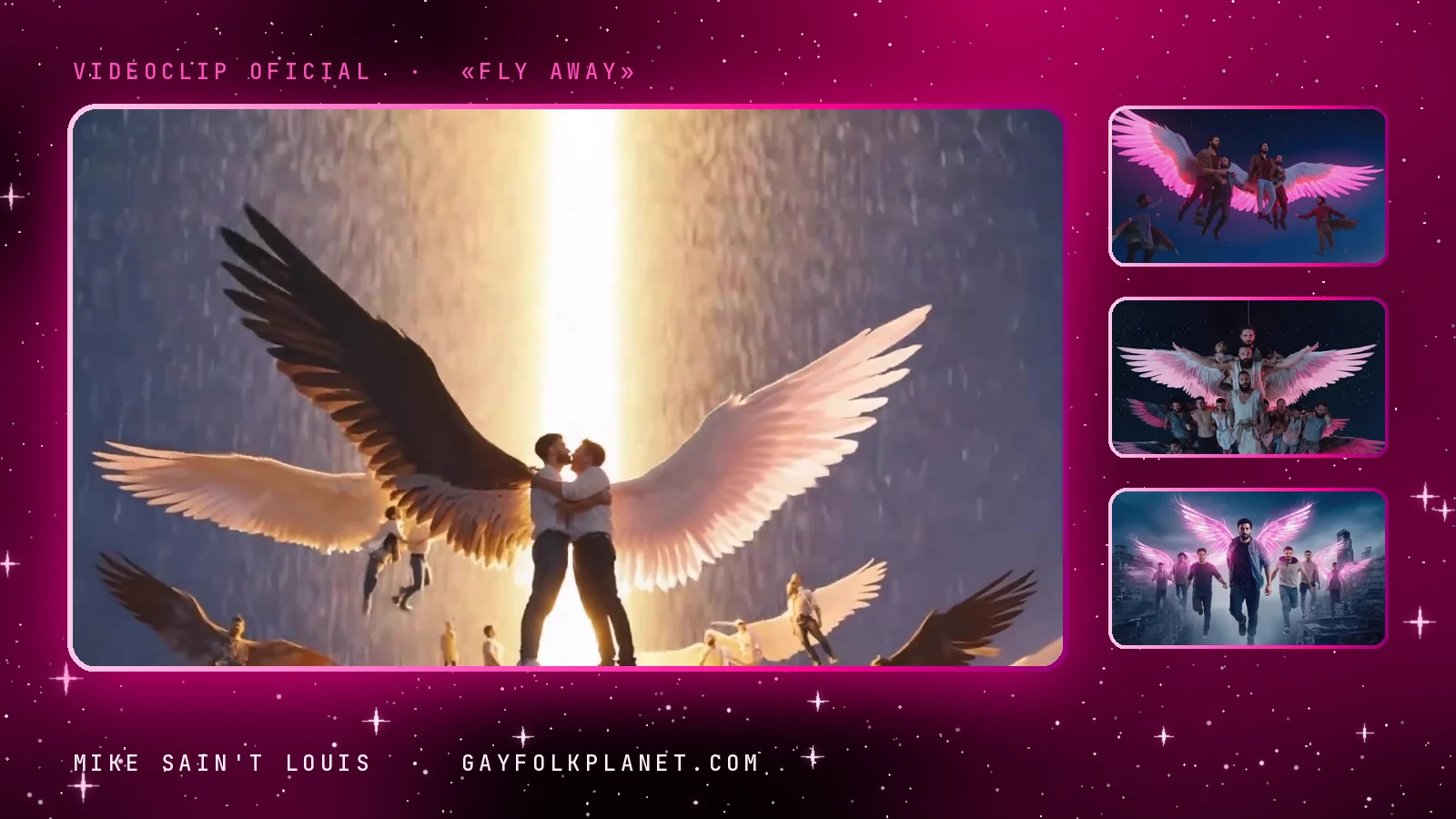 Más fotogramas del videoclip oficial de «Fly Away», de Mike Sain't Louis