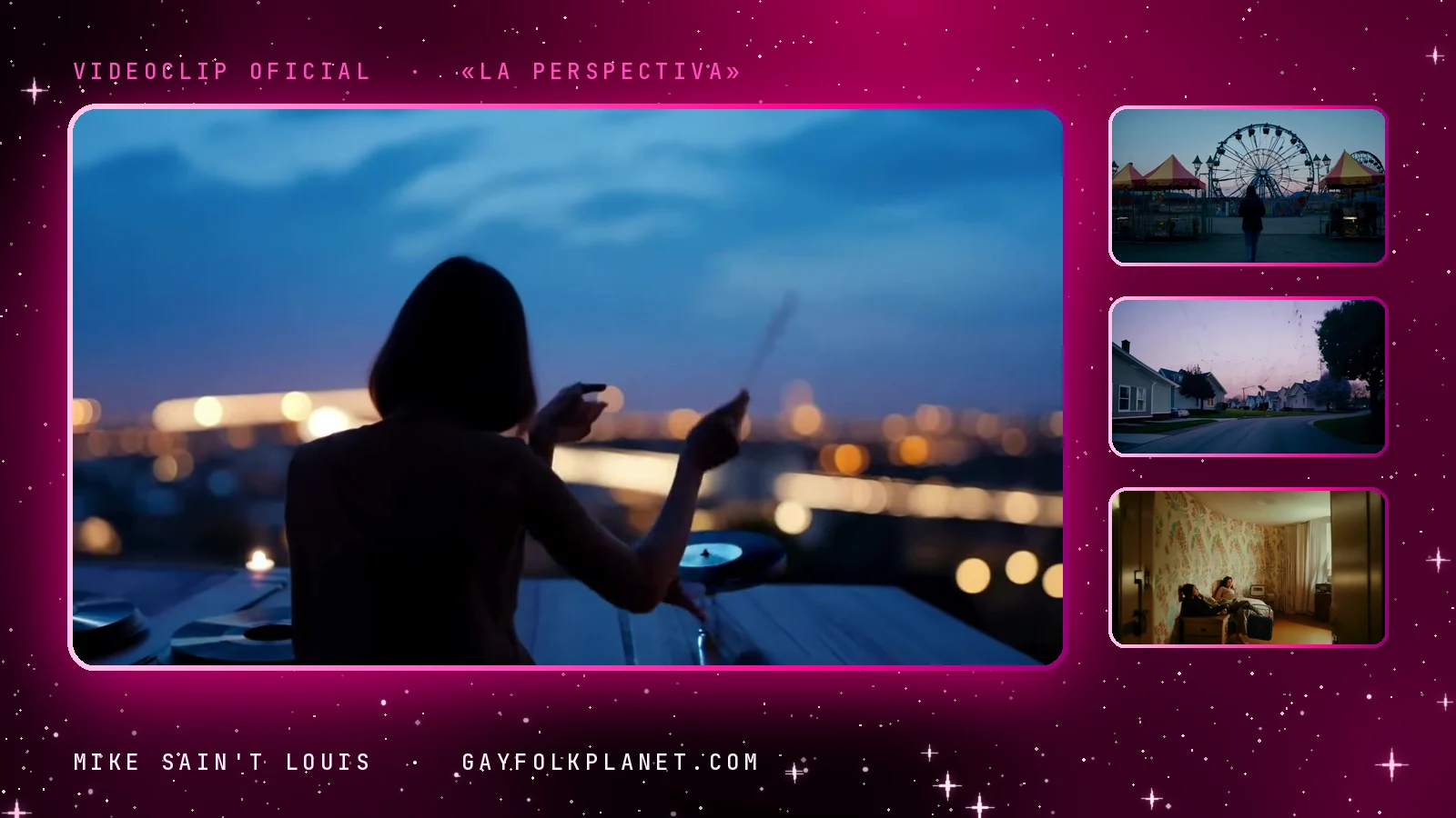 Más fotogramas del videoclip oficial de «La perspectiva», de Mike Sain't Louis