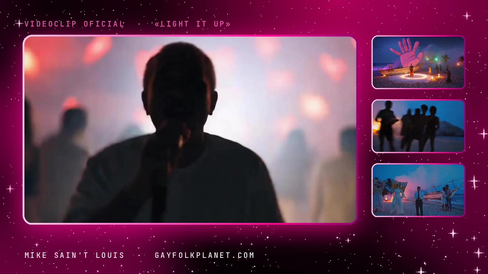 Más fotogramas del videoclip oficial de «Light It Up», de Mike Sain't Louis
