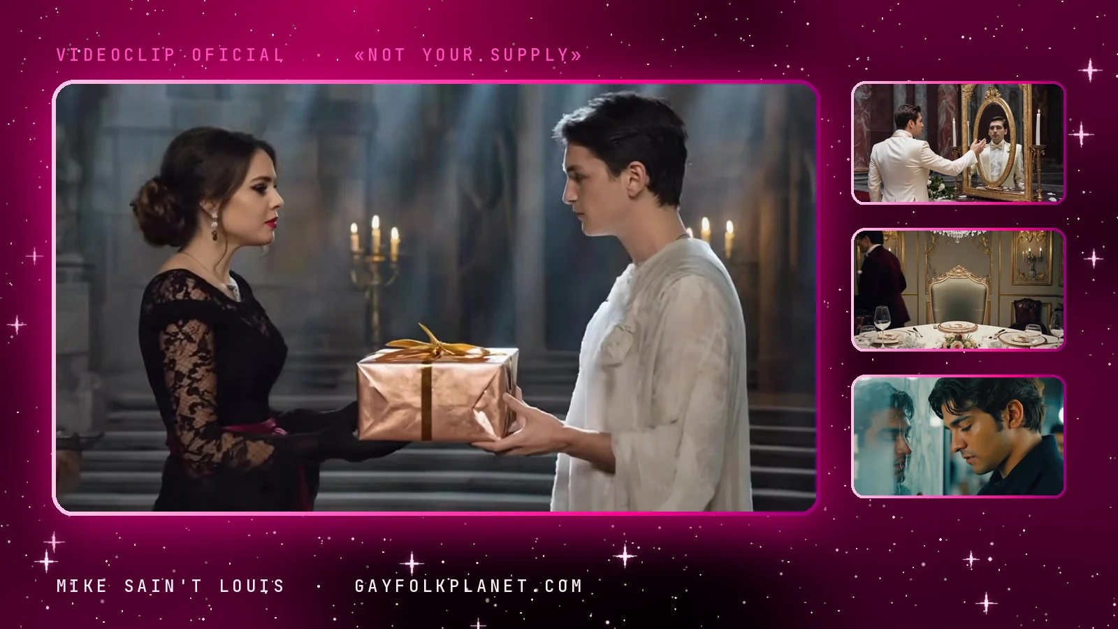 Fotogramas del videoclip oficial de «Not Your Supply», de Mike Sain't Louis