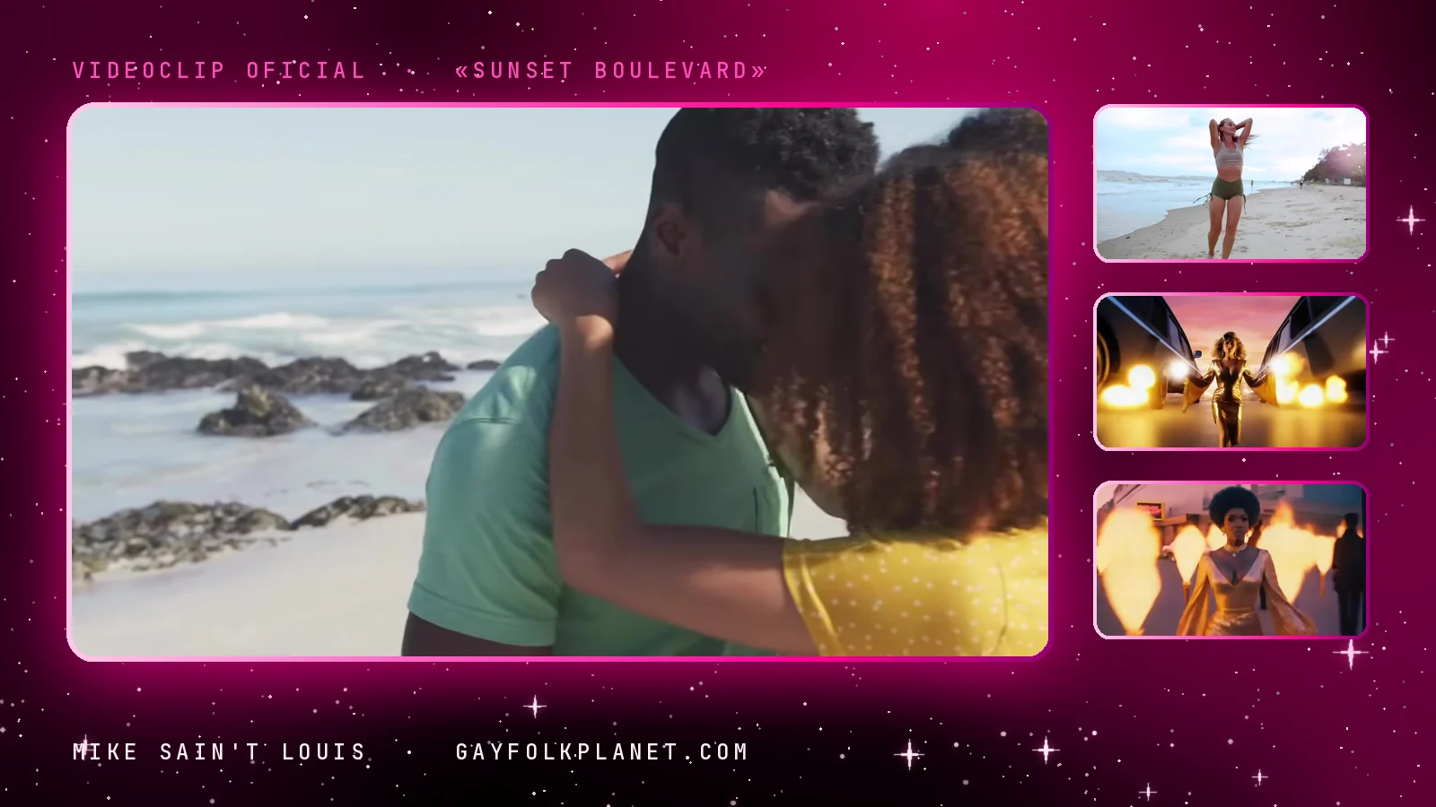 Más fotogramas del videoclip oficial de «Sunset Boulevard», de Mike Sain't Louis