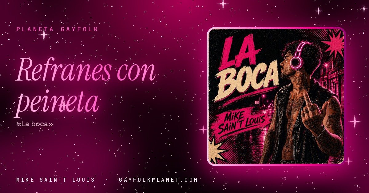 Portada de «La Boca», canción de Mike Sain't Louis