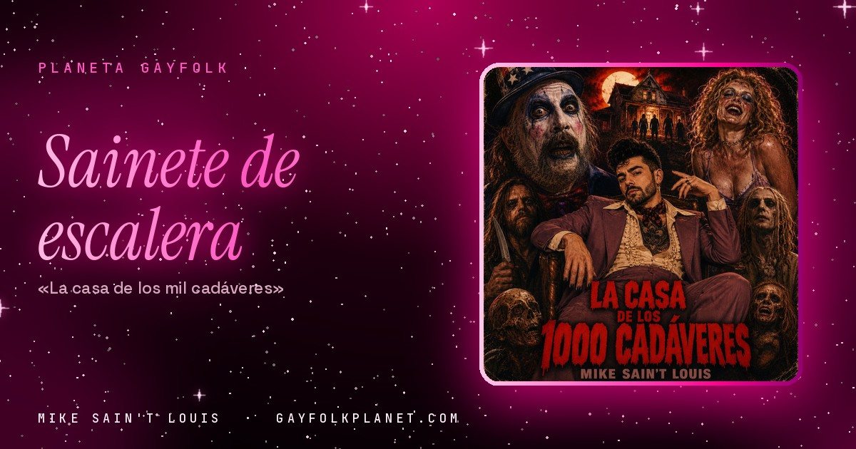 Portada de «La casa de los mil cadáveres», canción de Mike Sain't Louis