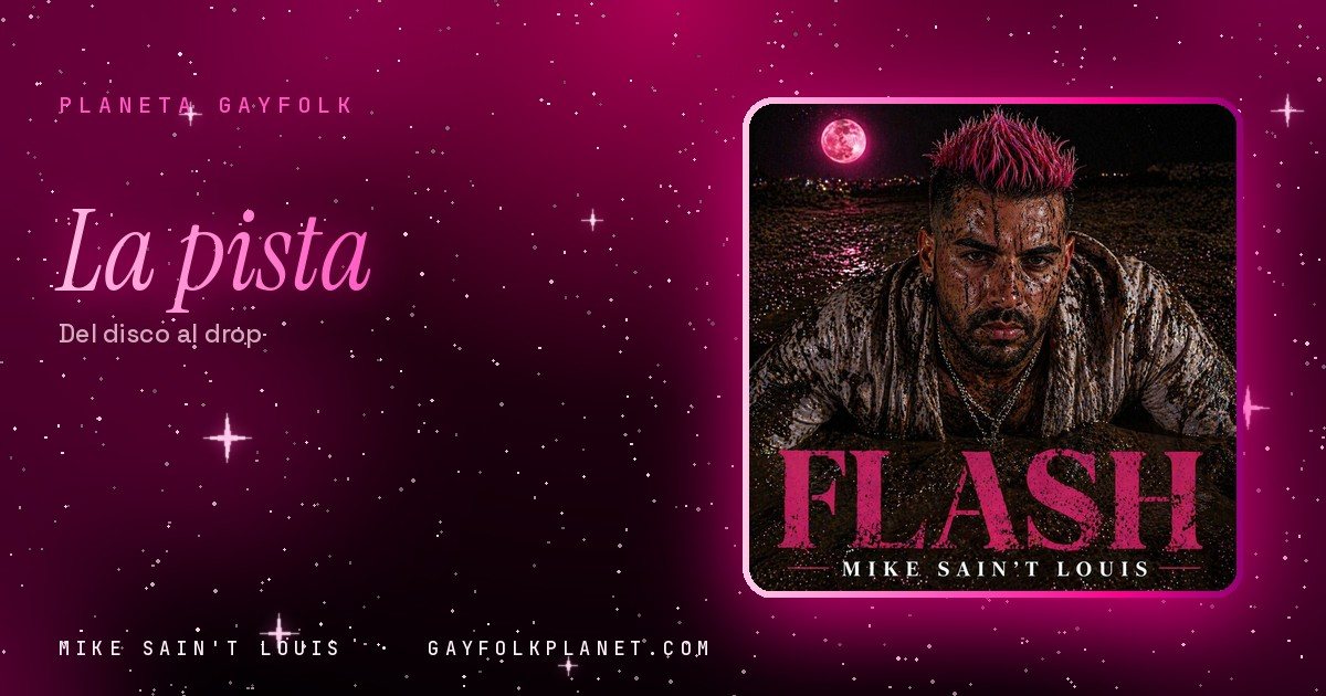 Portada de «Flash», canción de Mike Sain't Louis