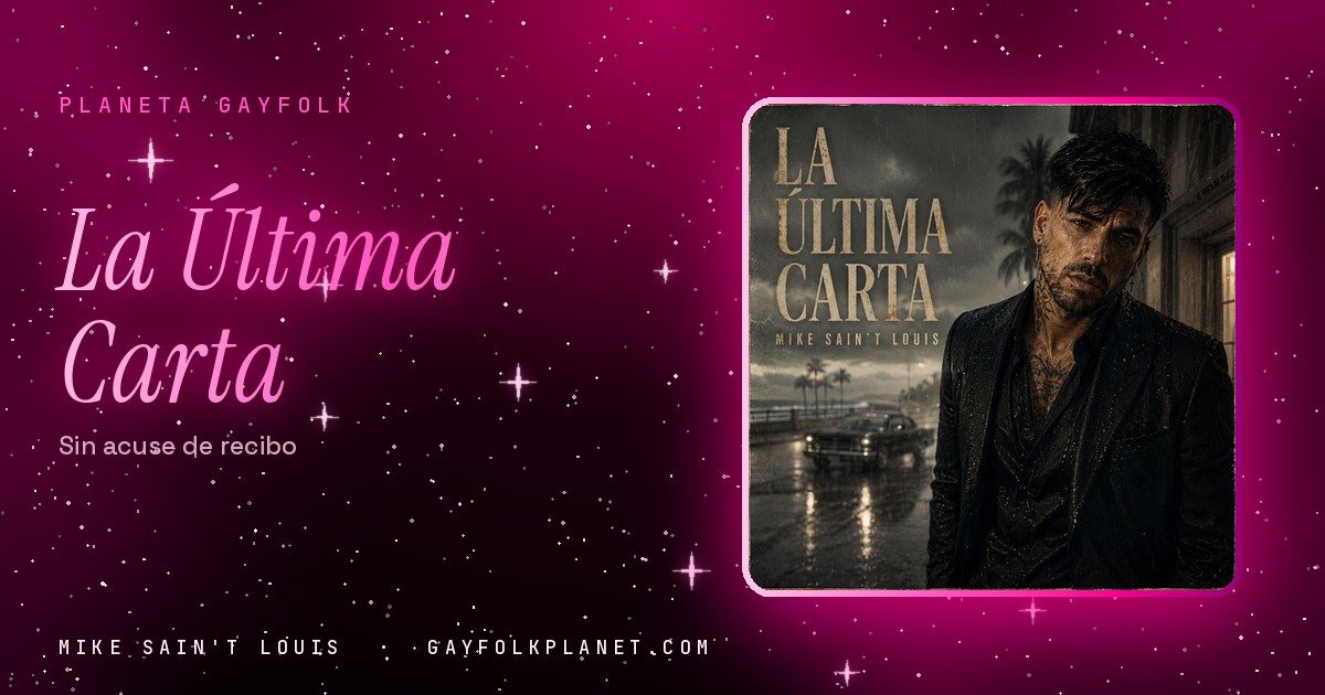 Portada de «La Última Carta», canción de Mike Sain't Louis