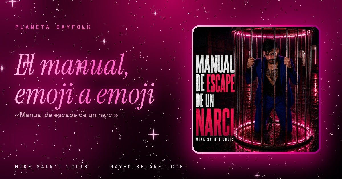 Portada de «Manual de escape de un narci», canción de Mike Sain't Louis