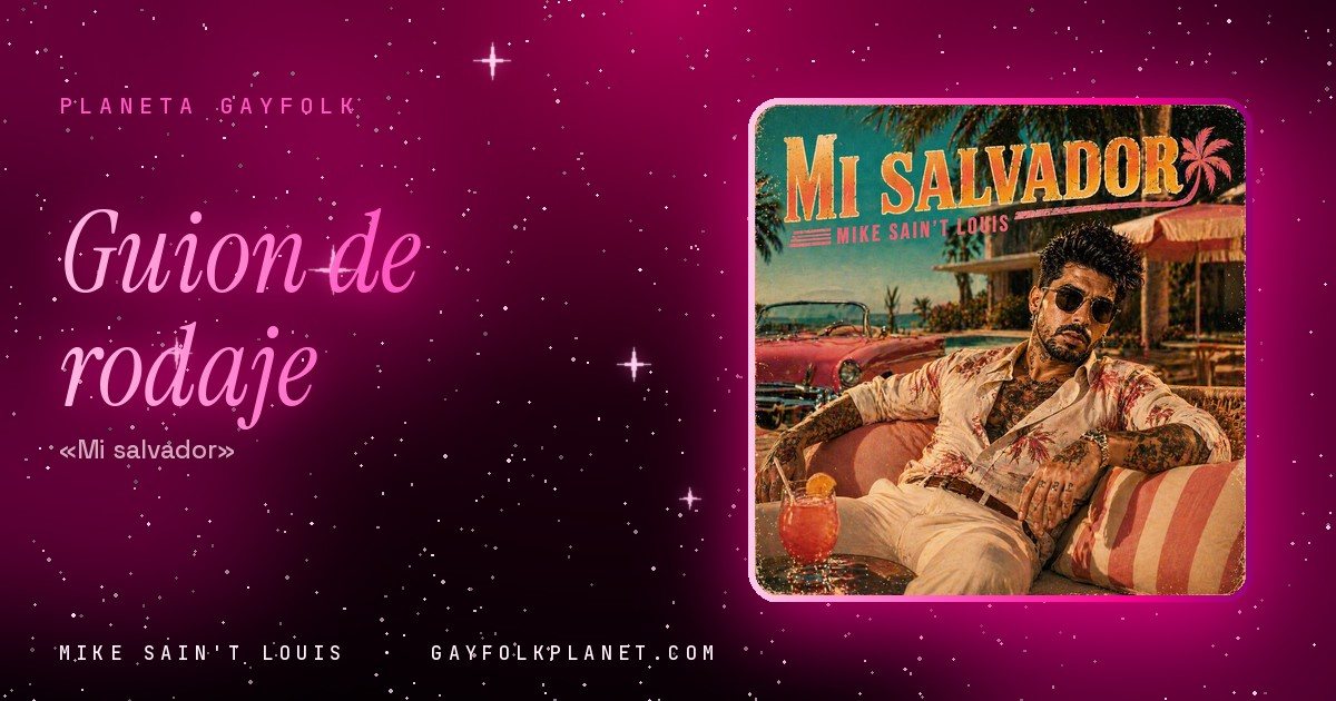 Portada de «Mi Salvador», canción de Mike Sain't Louis