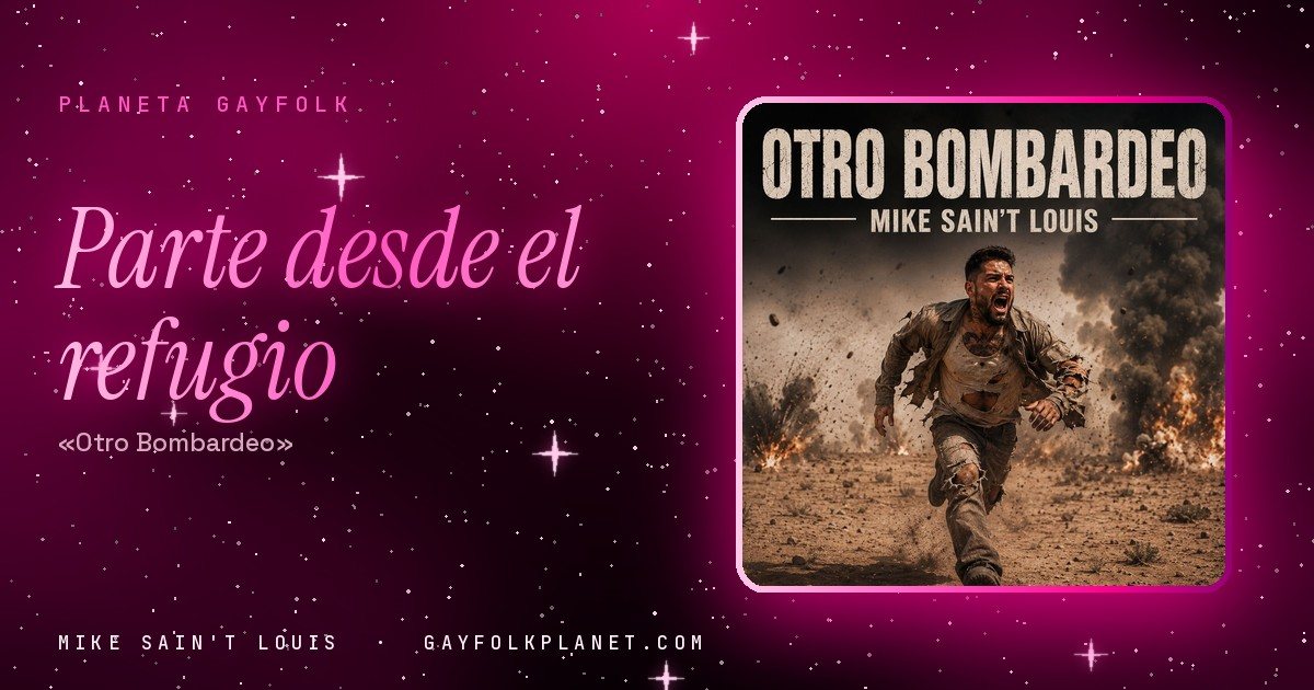 Portada de «Otro Bombardeo», canción de Mike Sain't Louis