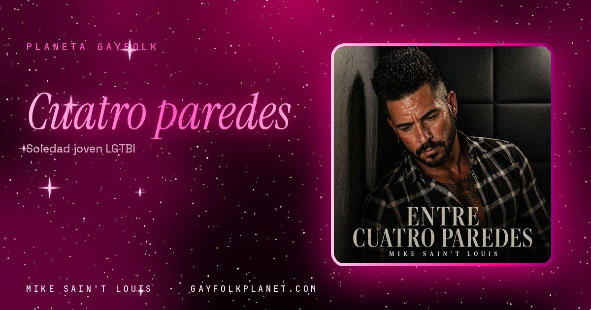 Portada de «Entre Cuatro Paredes», canción de Mike Sain't Louis