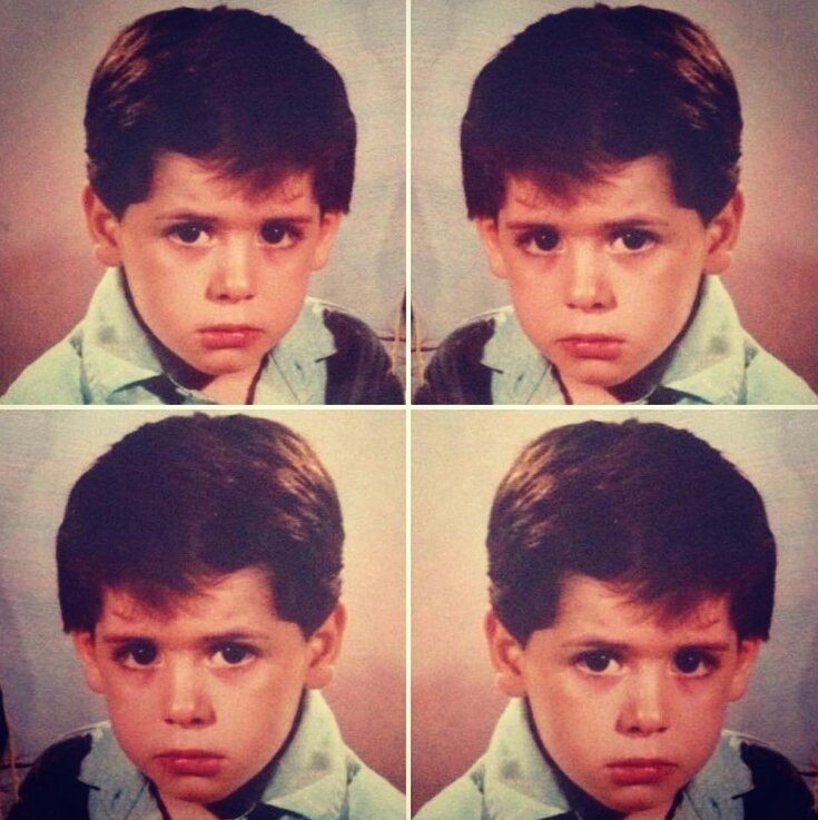Mike Sain't Louis de pequeño